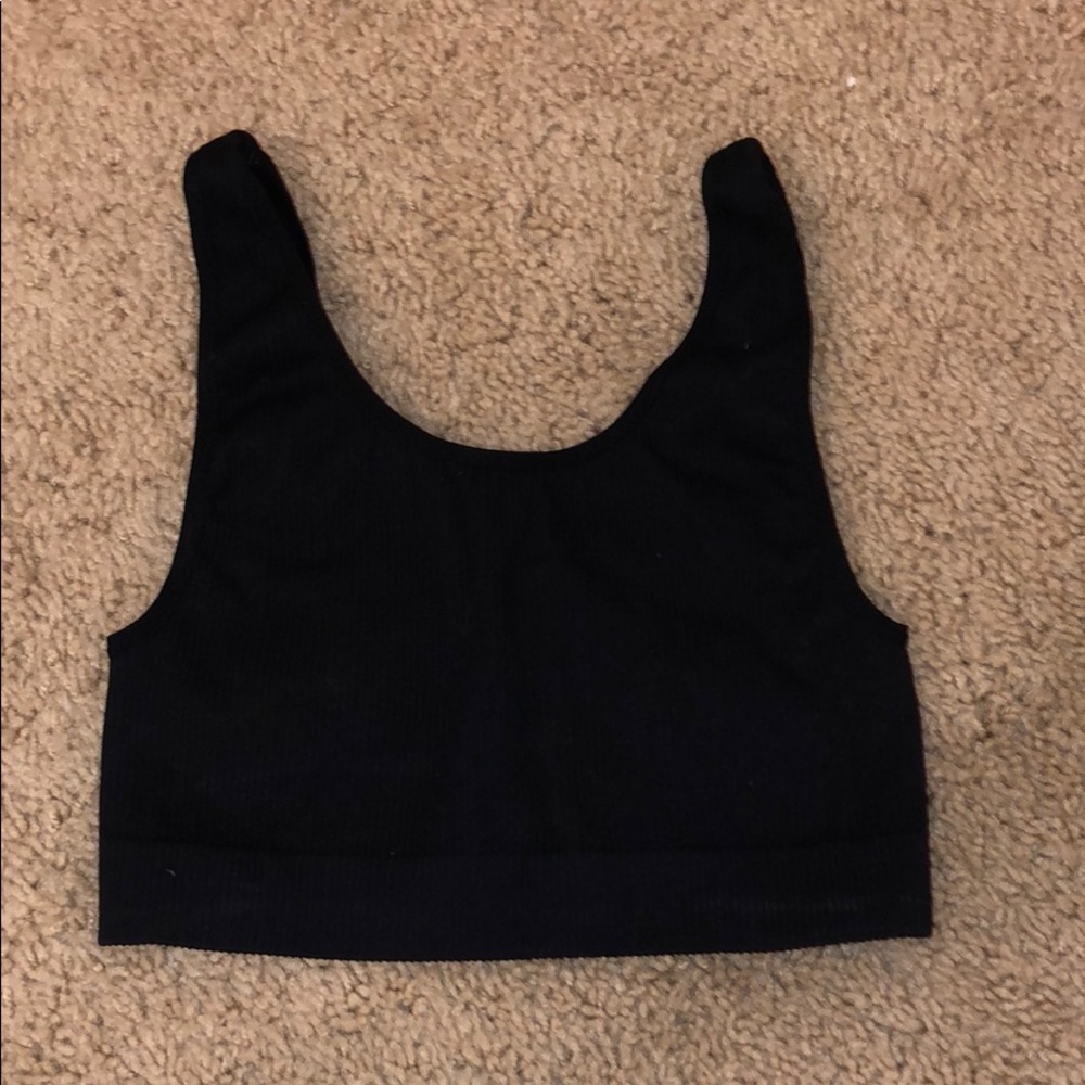 Aritzia Seamless Ribbed Bra Top